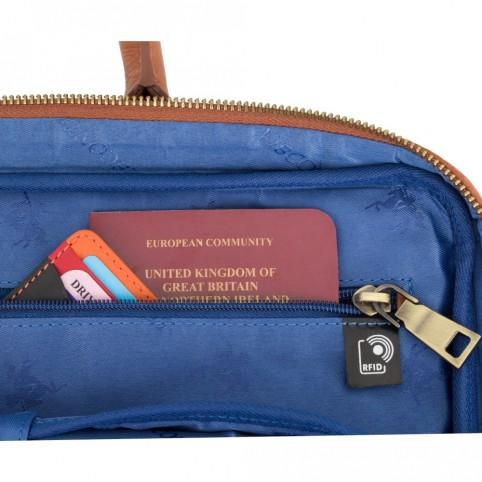 Royce 13" - Premium Slim Leather Laptop Case - Tan - Laptopbags.co.uk