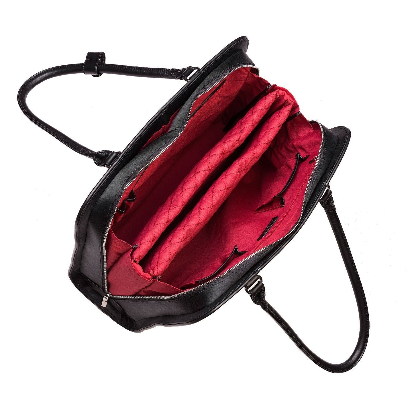  Quilted Laptop Tote Socha 15.6 inch Black Diamond Womens  - Laptopbags.co.uk