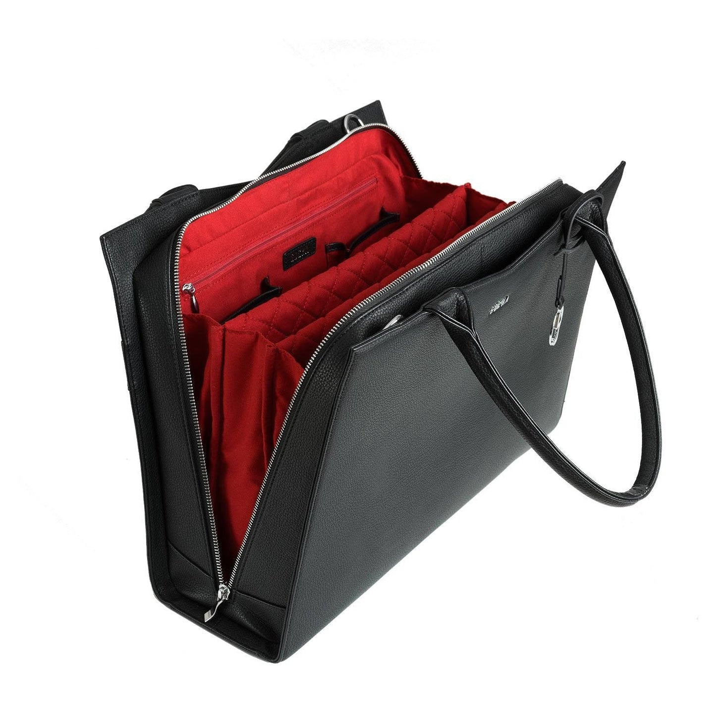Straight Line Black 15.6″ Women's Laptop Tote - Laptopbags.co.uk