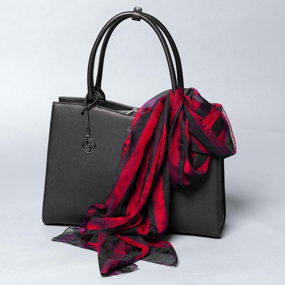 Straight Line Black 15.6″ Women's Laptop Tote - Laptopbags.co.uk