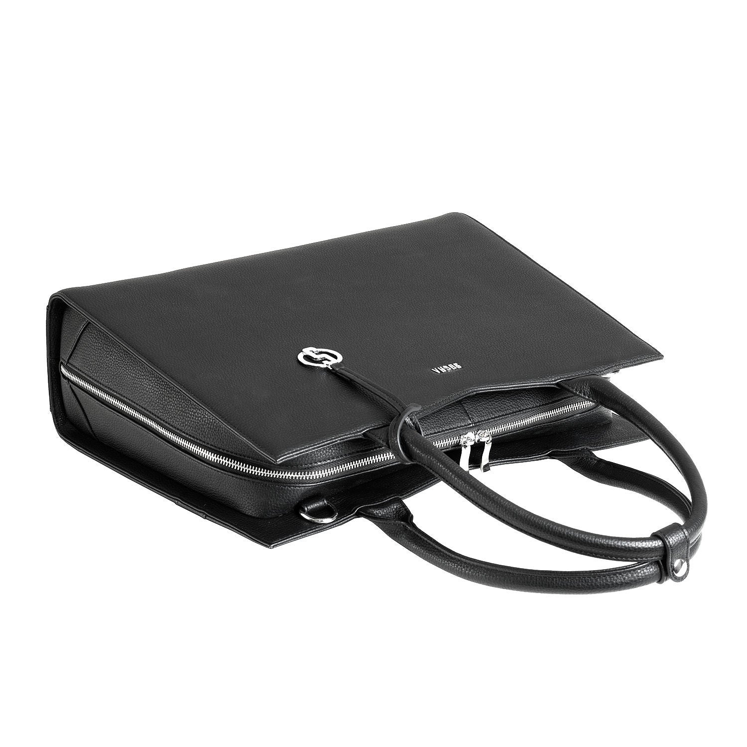 Straight Line Black 15.6″ Women's Laptop Tote - Laptopbags.co.uk