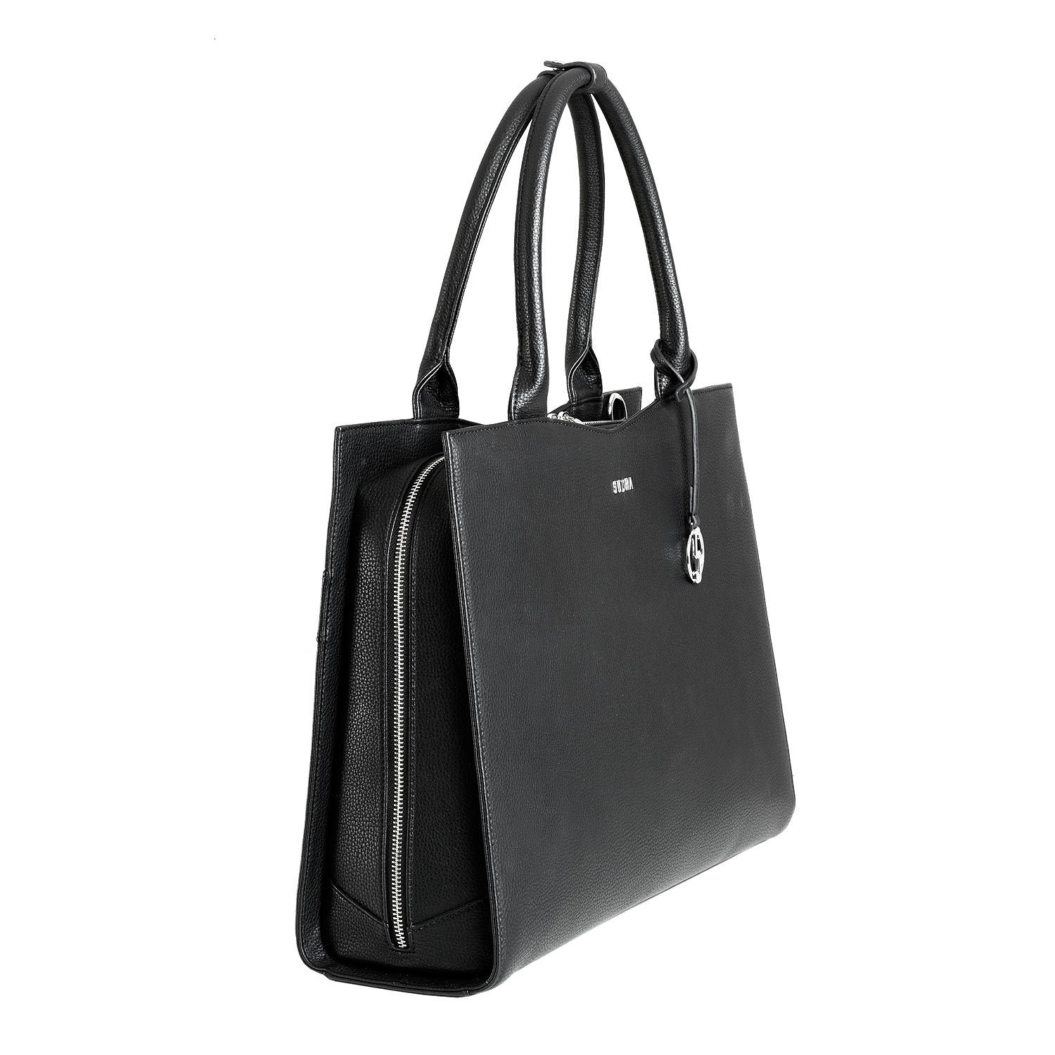 Straight Line Black 15.6″ Women's Laptop Tote - Laptopbags.co.uk