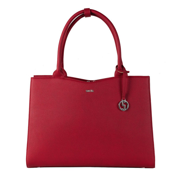 Straight Line Red 15.6″ Women's Laptop Tote - Laptopbags.co.uk