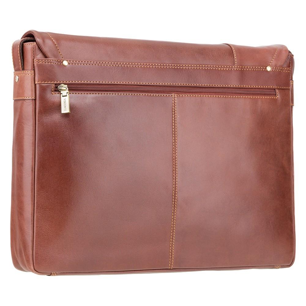 Visconti Enzo 15.6" Leather Laptop Messenger Bag - Laptopbags.co.uk